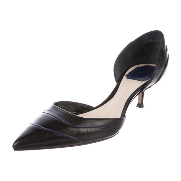 Christian Dior Leather D’Orsay Pumps